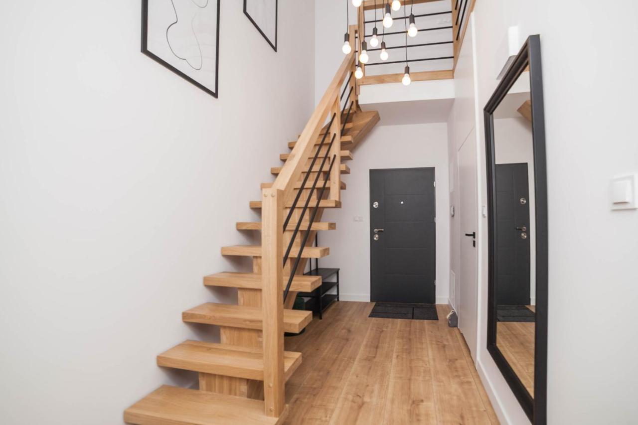 Mragowo Dwupoziomowy Apartament Indygo 85M2 Z Widokiem Na Jezioro Luaran gambar