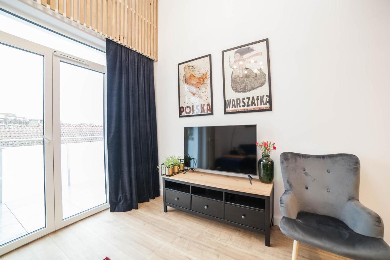Mragowo Dwupoziomowy Apartament Indygo 85M2 Z Widokiem Na Jezioro Luaran gambar