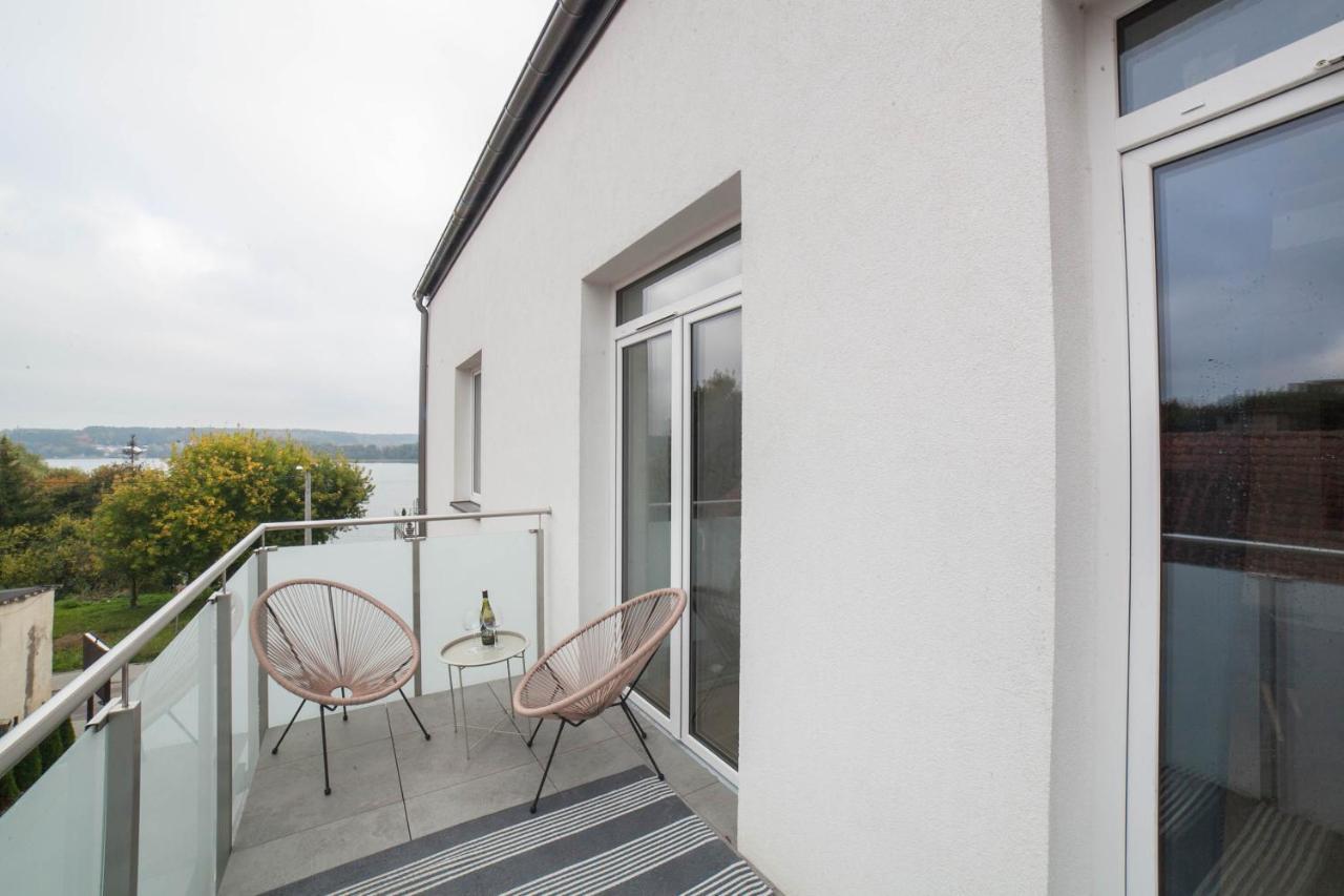 Mragowo Dwupoziomowy Apartament Indygo 85M2 Z Widokiem Na Jezioro Luaran gambar